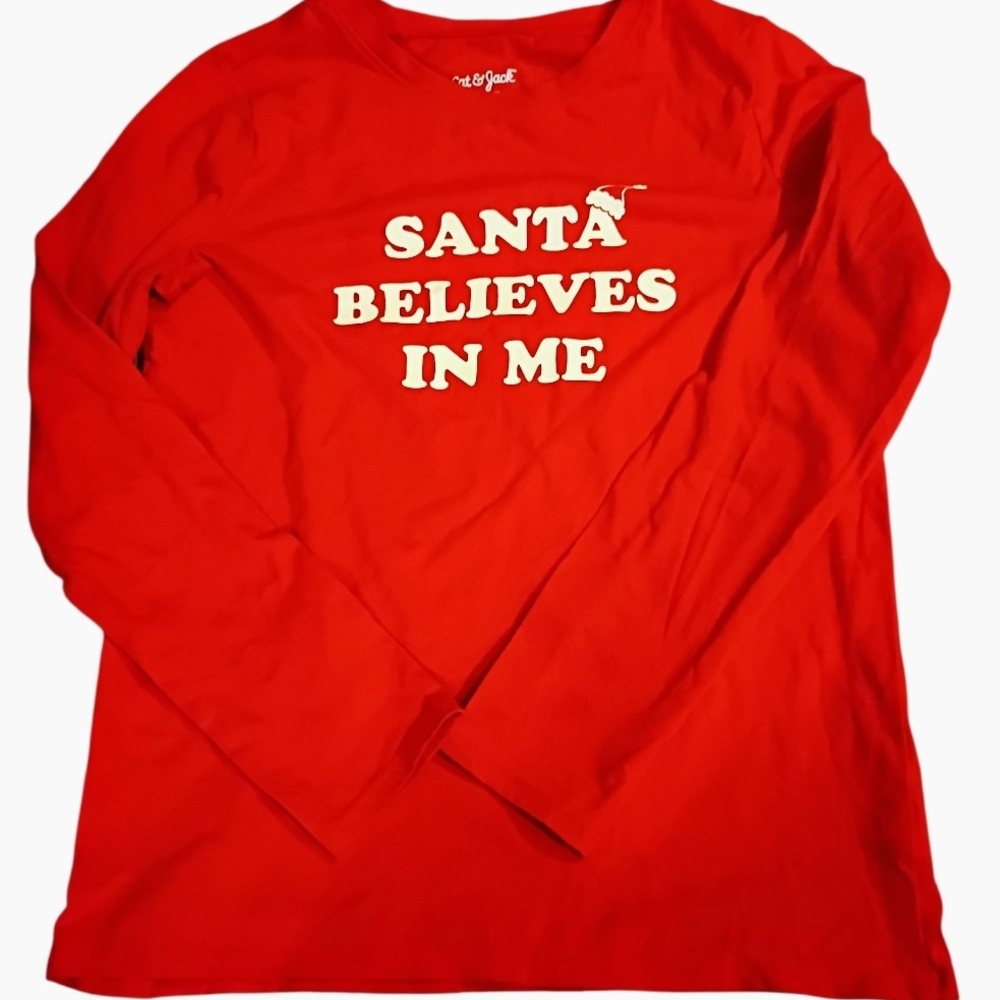 Kids red long-sleeve shirt